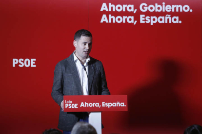 Javier Alfonso Cendón, secretario provincial del PSOE. FERNANDO OTERO PERANDONES