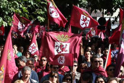 Manifestación leonesista convocada por Ciudadanos del Reino de León