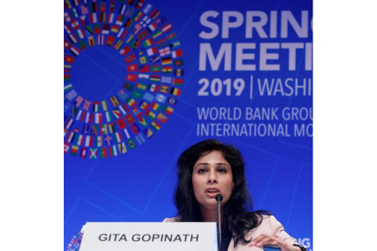 Gita Gopinath, economista jefa del FMI.