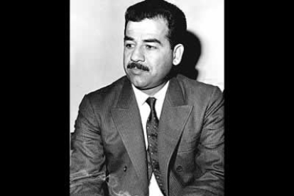 Regresa a Irak en 1963. Cinco años más tarde participa en un golpe de Estado, al lado de su tío Al Baker, y el 16 de julio de 1979 en otro que le llevó a la Presidencia.