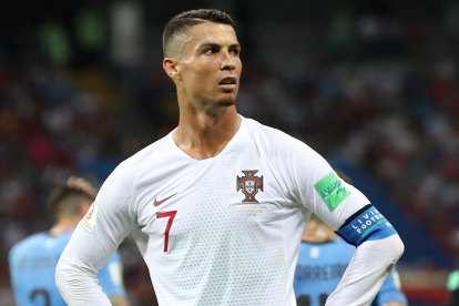 Ronaldo, en una imagen ante Uruguay