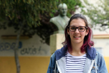Lucía Morán Gaitero es alumna del instituto Ordoño II