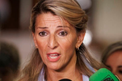Yolanda Díaz Pérez, vicepresidenta segunda del Gobierno y Ministra de Trabajo y Economía Social. SERGIO PÉREZ