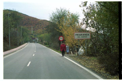 Imagen de la carretera de Priaranza del Bierzo