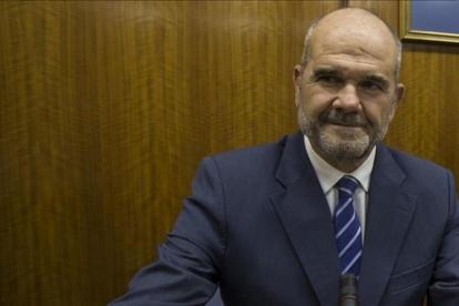 El expresidente andaluz Manuel Chaves, en la comisión de investigación del 'caso ERE', en el Parlamento andaluz.
