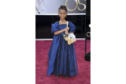 La pequeña Quvenzhane Wallis, nominada a mejor actriz por 'Bestias del sur salvaje'. John Shearer | AP