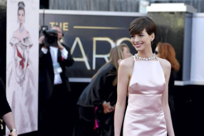 El vestido de Anne Hathaway. John Shearer | AP