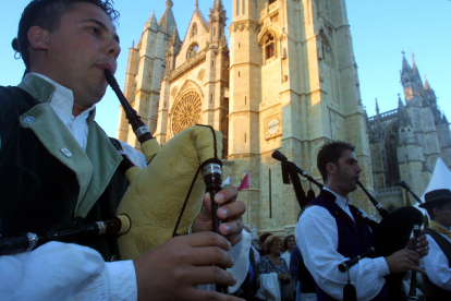 Fotografía de archivo del Festival Celta Internaciónal Reinu de Llión. ANA M. DIEZ
