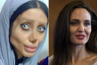 El sueño de Sahar Tabar es ser Angelina Jolie.