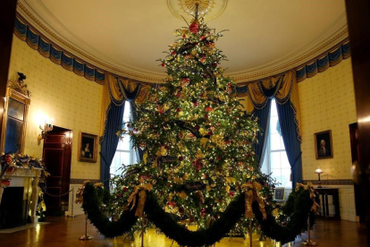 El árbol de Navidad del 2018 de la Casa Blanca. /