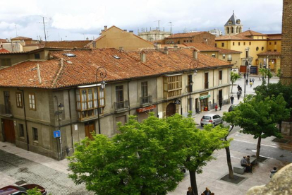 Imagen de parte del casco histórico de León