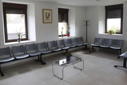La sala de espera del consultorio. FERNANDO OTERO
