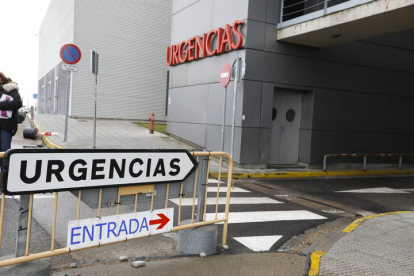 Acceso a Urgencias en el Hospital de León.