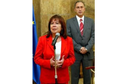 Narbona y Juan Gato, en la toma de posesión del presidente de la CHD