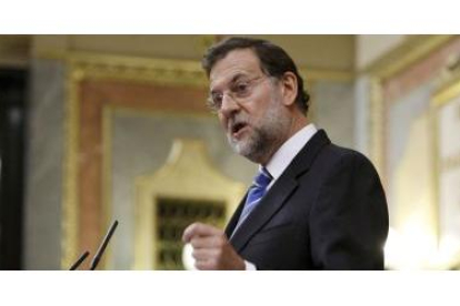 Mariano Rajoy durante su intervención en la sesión de tarde del debate sobre el estado de la nación