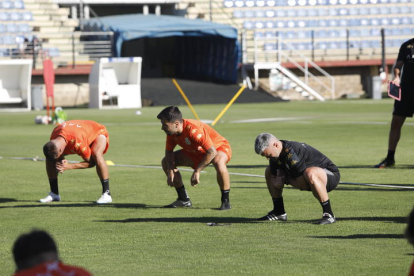 Primer entrenamiento de la Cultural. J. NOTARIO