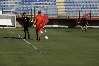 Primer entrenamiento de la Cultural. J. NOTARIO