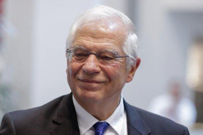 Josep Borrell, este miércoles en Bruselas.
