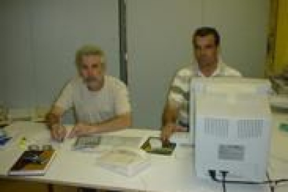 Los responsables de la oficina, José Luis Torre y Miguel Ángel Lareo