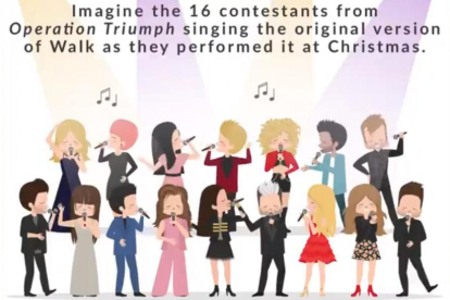 Captura del vídeo animados de Superbritánico con las reglas para participar en Eurovisión.