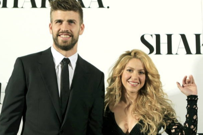 Piqué y Shakira, en una imagen de archivo. ANDREU DALMAU