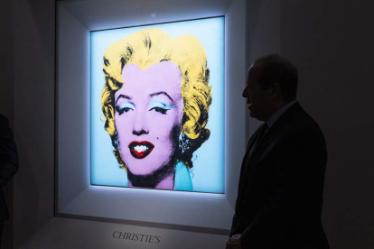 Retrato de Marilyn Monroe realizado por Andy Warhol. JUSTIN LINE