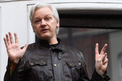 El creador de Wikileaks, Julian Assange. FACUNDO AGUIRREZABALAGA
