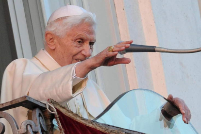El papa emérito Benedicto XVI en una foto de archivo. ETORE FERRARI