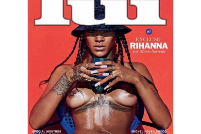Rihanna posa sin ropa en la portada de la revista erótica 'Lui'.