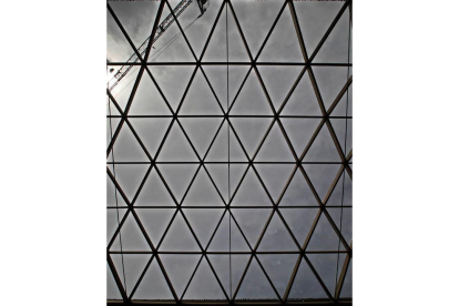 La cristalera de la cúpula / FOTO RAMIRO