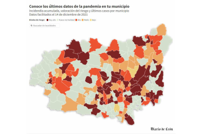 los datos de la pandemia por municipios