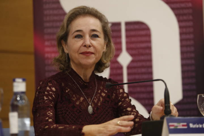 Mercedes María Vaquera, presidenta del CES de Extremadura. RAMIRO