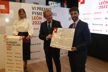 Entrega de los premios a la Pyme del año en el Banco Santander. F. Otero Perandones.