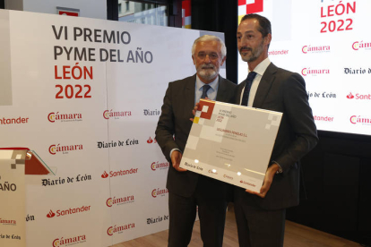 Entrega de los premios a la Pyme del año en el Banco Santander. F. Otero Perandones.