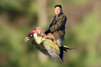 Kim Jon-un, otro habitual en las redes, no podía faltar en las parodias del pajarito.