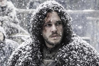 El personaje Jon Snow, en Juego de tronos.