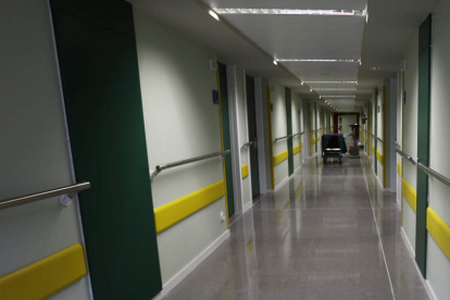 Una de las plantas de hospitalización del Hospital de León.