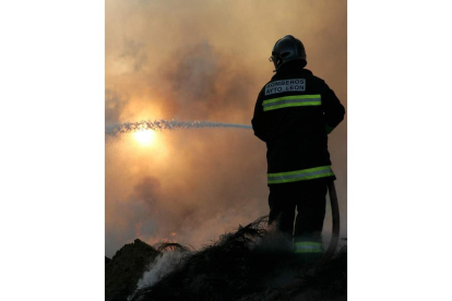 Los bomberos de León cubren casi toda la provincia, a excepción de la comarca del Bierzo.