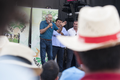 Celebración de la 34 Fiesta Campesina del sindicato agrario Ugal-Upa en Santa María del Páramo, en 2016. FERNANDO OTERO