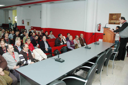 Un momento del congreso de FIA-UGT celebrado ayer en Palencia.