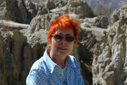 María Getino Canseco, en un viaje a Bolivia.