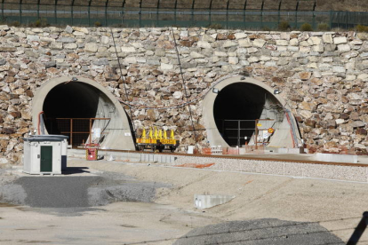 Imagen de los túneles de La Robla para la Variante de Pajares. MARCIANO PÉREZ