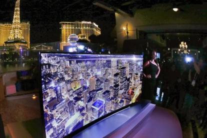 Una demostración reciente de televisión en ultra alta definición (UHD), en Las Vegas.