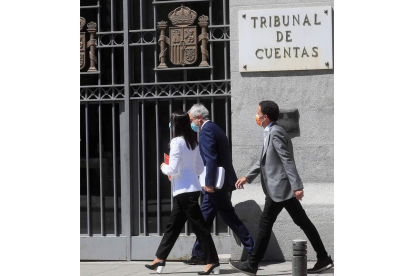 Fachada del Tribunal de Cuentas, en Madrid. FERNANDO ALVARADO