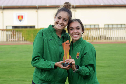 Raquel Martínez y Paloma Marcos, bronce en el Nacional. DL