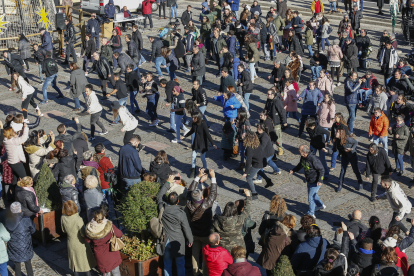 ‘Flashmob’ por el Día Internacional de las Personas con Discapacidad en León