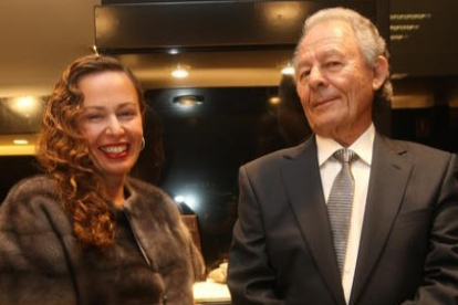 Baltasar del Palacio con su hija María. DL