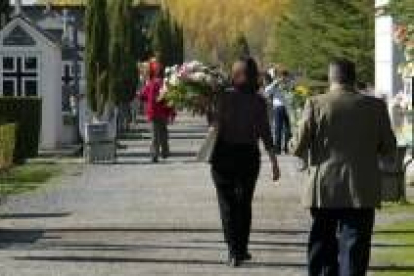 El cementerio de la capital durante la celebración del Día de Todos los Santos