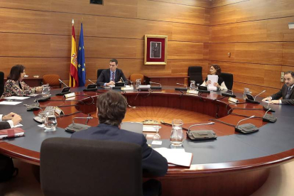 Consejo de Ministros celebrado ayer en La Moncloa.