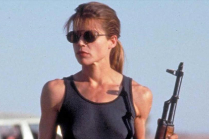 Linda Hamilton, en Terminator 2